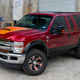 Illustration for article titled Man Builds Incredible Custom Super Bronco By Welding A Ford F-250 To A Ford Excursion